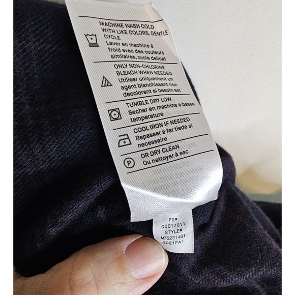 NWT Vince Mens Pullover Hooded 4button Light Weight Flannel XS - Picture 10 of 10